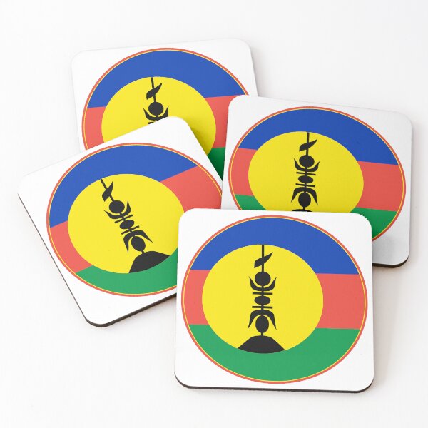 Item preview, New Caledonia Flag Round Design designed and sold by NTGUILTY.