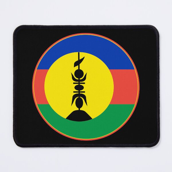 Item preview, New Caledonia Flag Round Design designed and sold by NTGUILTY.