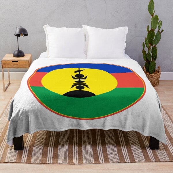 Item preview, New Caledonia Flag Round Design designed and sold by NTGUILTY.