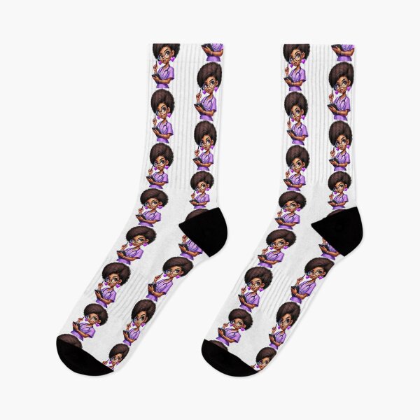 Item preview, Curly Hair Black Nurse Studying | Beautiful Nursing Student Design designed and sold by Lulunza.