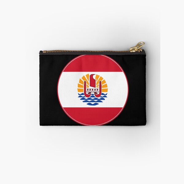 Item preview, French Polynesia Flag Round Design designed and sold by NTGUILTY.