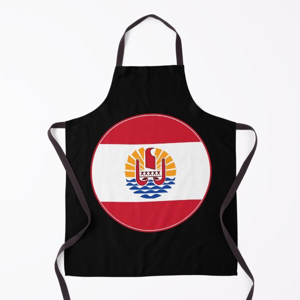 Item preview, French Polynesia Flag Round Design designed and sold by NTGUILTY.