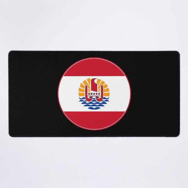 Item preview, French Polynesia Flag Round Design designed and sold by NTGUILTY.