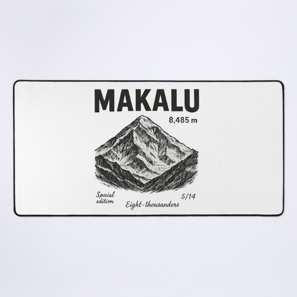 Item preview, Mount Makalu | Special edition 5/14 Eight-thousanders | Black and white designed and sold by Masha_D.