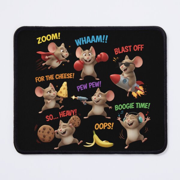 Item preview, Zippy Mouse Comic Action Graphic Tee designed and sold by Zippy Creation.