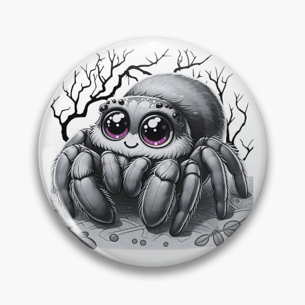 Item preview, Cute Black and White Jumping Spider  designed and sold by DammyK89.