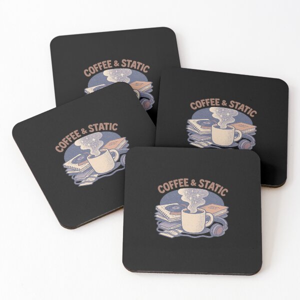 Item preview, Coffee & Static designed and sold by peaknerd.