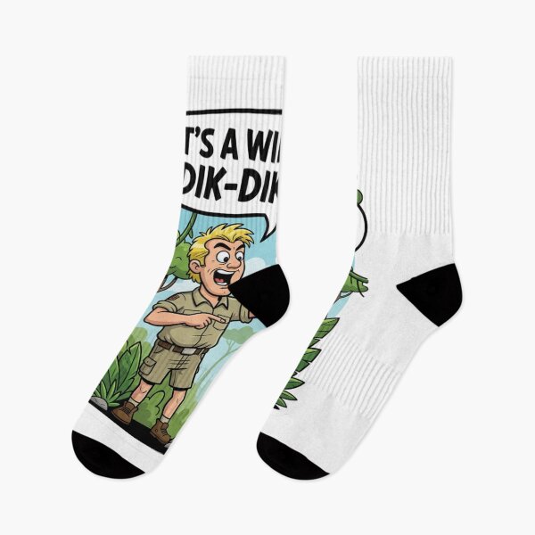Item preview, It's A Wild Dik-Dik Funny Safari Pun designed and sold by PunStitch.