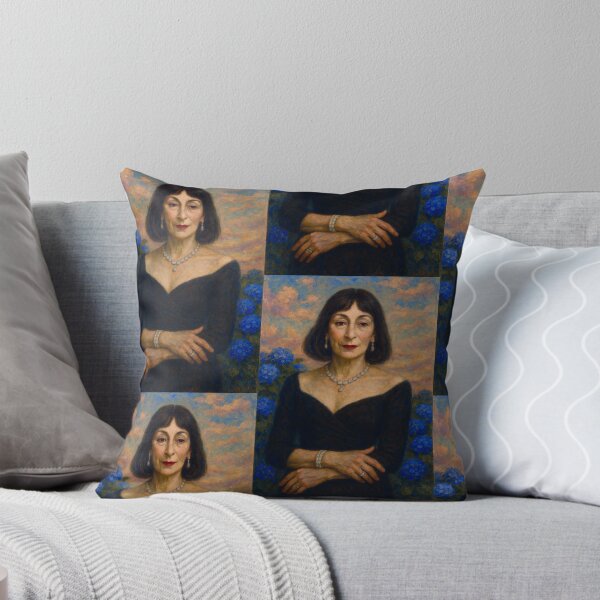 Item preview, Dama con hortensias designed and sold by Beach-Raven Designs.