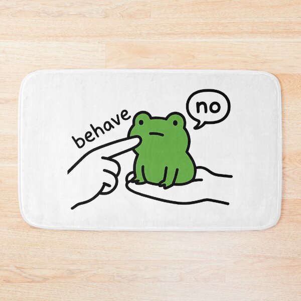 Item preview, Dishonest Frog Funny Frog Meme Behave No Cartoon Design designed and sold by gear-posters.