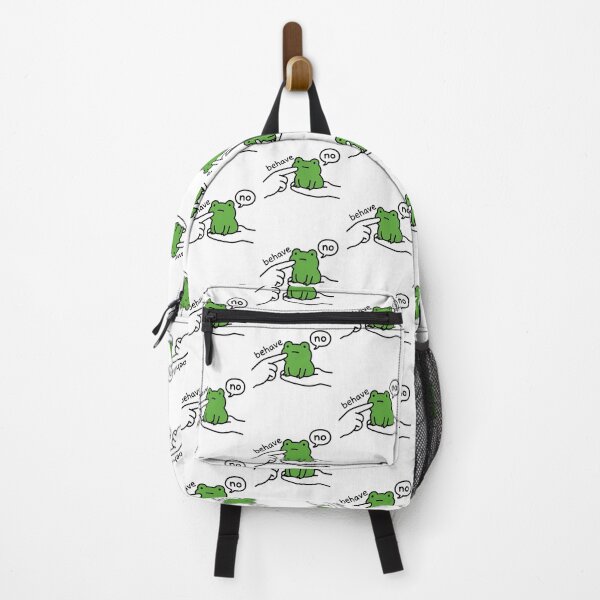 Item preview, Dishonest Frog Funny Frog Meme Behave No Cartoon Design designed and sold by gear-posters.