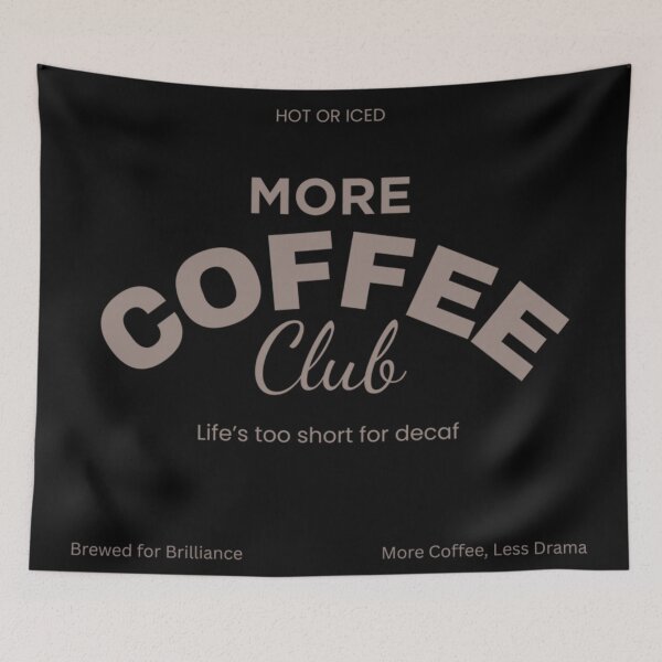 Item preview, More Coffee Club Life Is Too Short For Decaf – Brewed For Brilliance designed and sold by HenikaPonko.