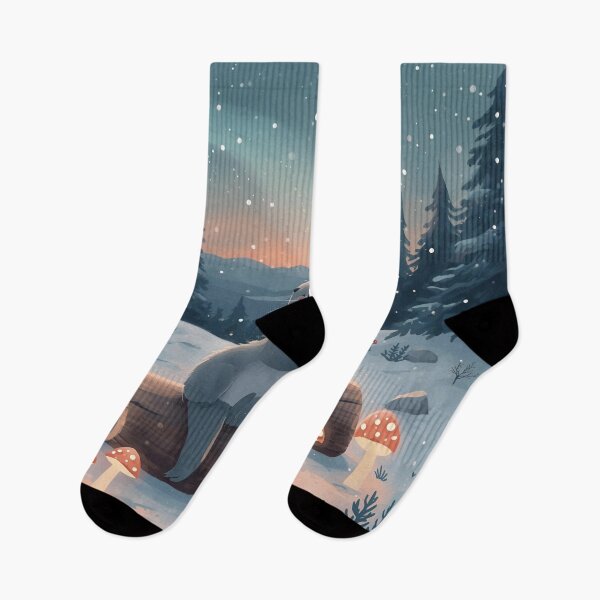 Item preview, A Winter’s Tale: Otter and Rabbit in the Snowy Glow designed and sold by WildlifeWhimsy.