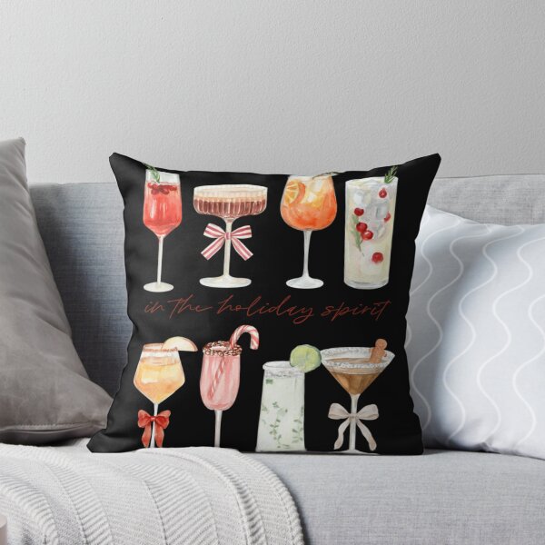 Item preview, Watercolor Holiday Cocktails In The Holiday Spirit Festive Drink Illustrations designed and sold by HenikaPonko.