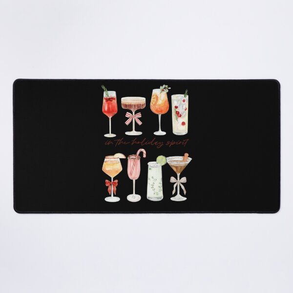 Item preview, Watercolor Holiday Cocktails In The Holiday Spirit Festive Drink Illustrations designed and sold by HenikaPonko.