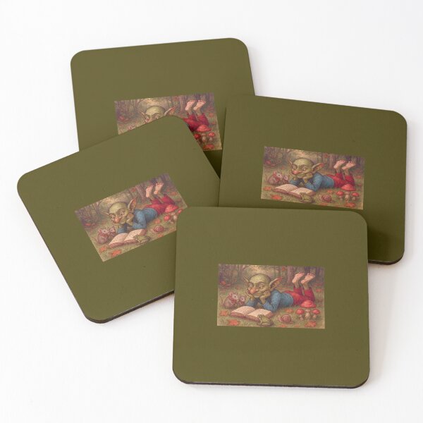 Item preview, Goblin Reading in the Forest designed and sold by Beach-Raven Designs.