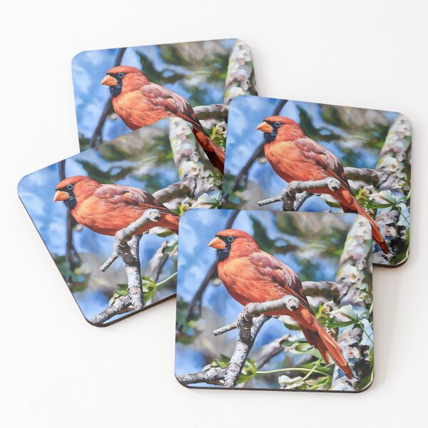 Item preview, Red Cardinal in Watercolor designed and sold by tomorrowsart.