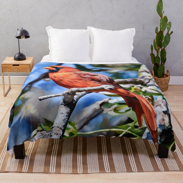 Item preview, Red Cardinal in Watercolor designed and sold by tomorrowsart.
