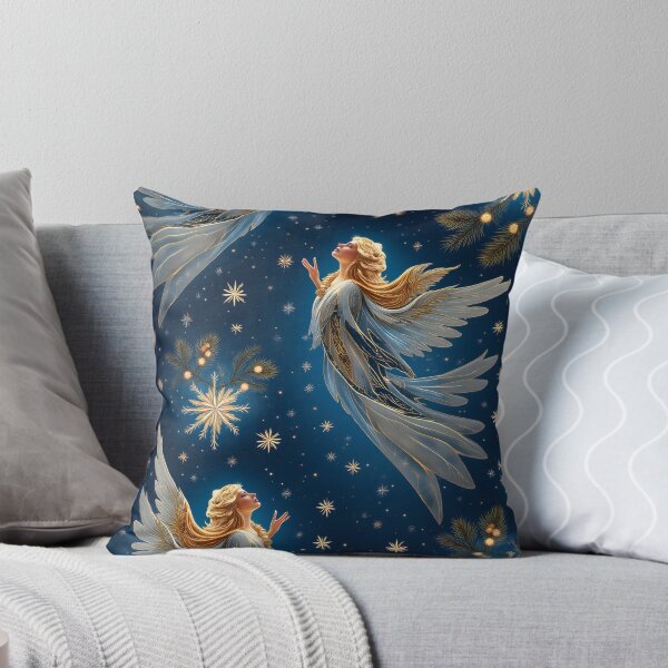 Item preview, Majestic angels with sweeping feather etched wings designed and sold by BDLdesigns.
