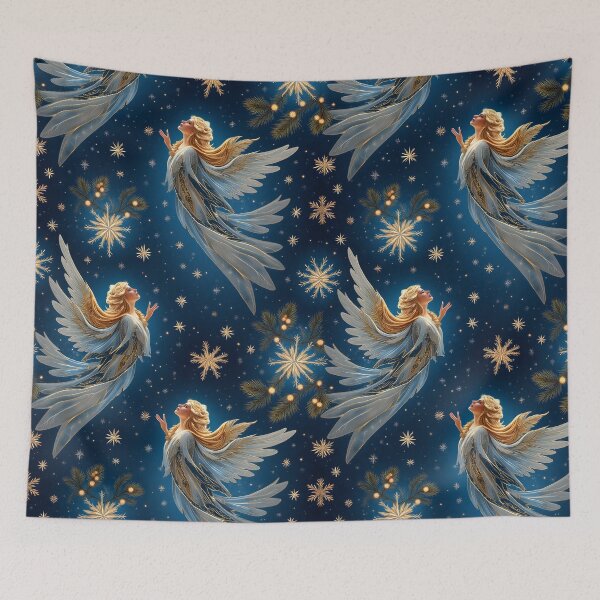 Item preview, Majestic angels with sweeping feather etched wings designed and sold by BDLdesigns.