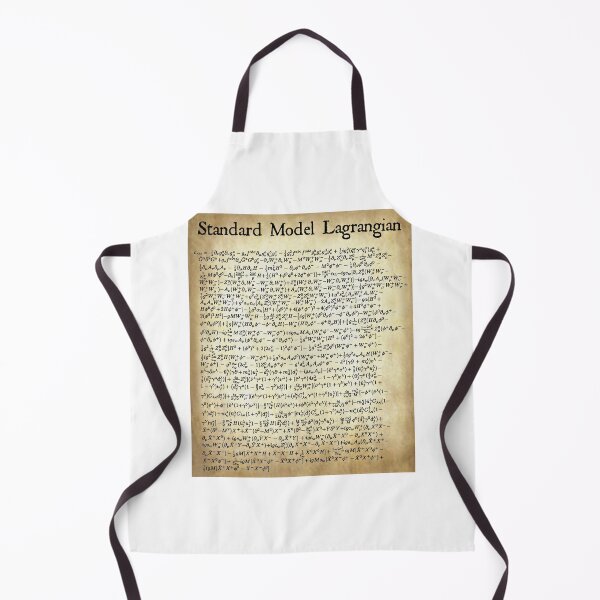 Item preview, Nerdy Vintage Standard Model Langrangian Math Science Teacher Black Text Parchment designed and sold by MathWare MathClips.