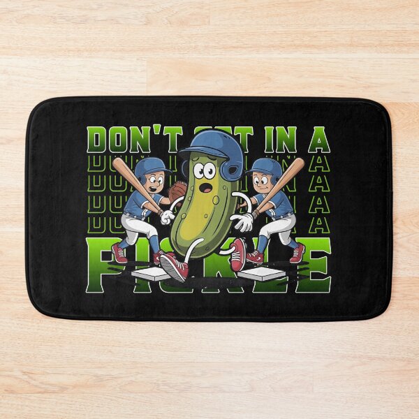 Item preview, Don't Get in a Pickle Baseball Funny Pun Graphic Tee designed and sold by LashondaGreen89.