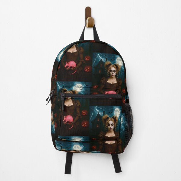Item preview, Gothic Girl with Pink Armadillo designed and sold by Beach-Raven Designs.