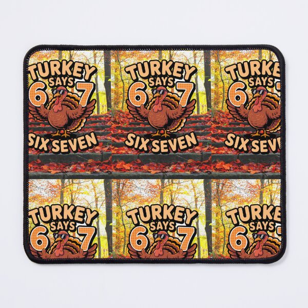 Item preview, Turkey Says Six Seven  designed and sold by WoodburyLake.