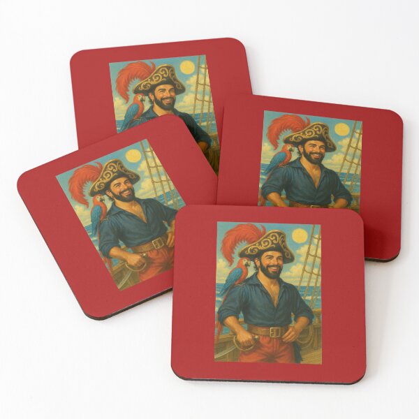 Item preview, Retro Pirate Captain designed and sold by Beach-Raven Designs.