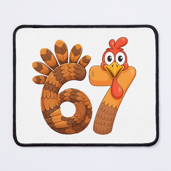 Item preview, 67 Turkey – Funny Six Seven Thanksgiving Design designed and sold by vogelnerves.