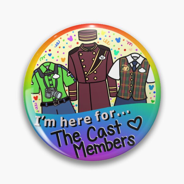 Item preview, Cast Member Button Version 2 designed and sold by Jessiosha.