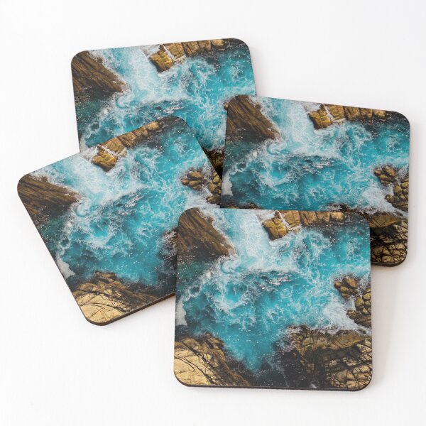 Item preview, Drone Photo of Ocean & Rocks designed and sold by SauraLume.