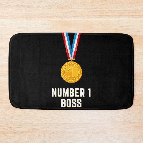 Item preview, Number 1 Boss With Medal designed and sold by Imemewell.