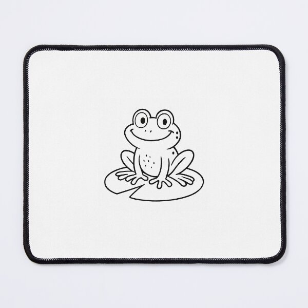 Item preview, Cute Cartoon Frog Line Art | Kids Room Wall Art | Minimal Black and White Animal Drawing designed and sold by ArtShop2025LV.