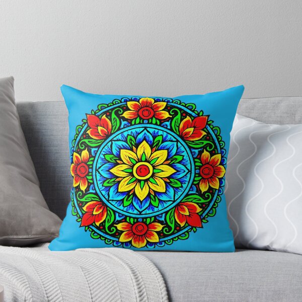 Item preview, Folk Flower Mandala designed and sold by ViaARTfactory.
