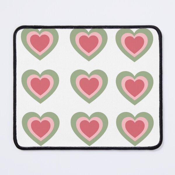 Item preview, Green and Pink Hearts Aesthetic Pattern designed and sold by kmorri13.