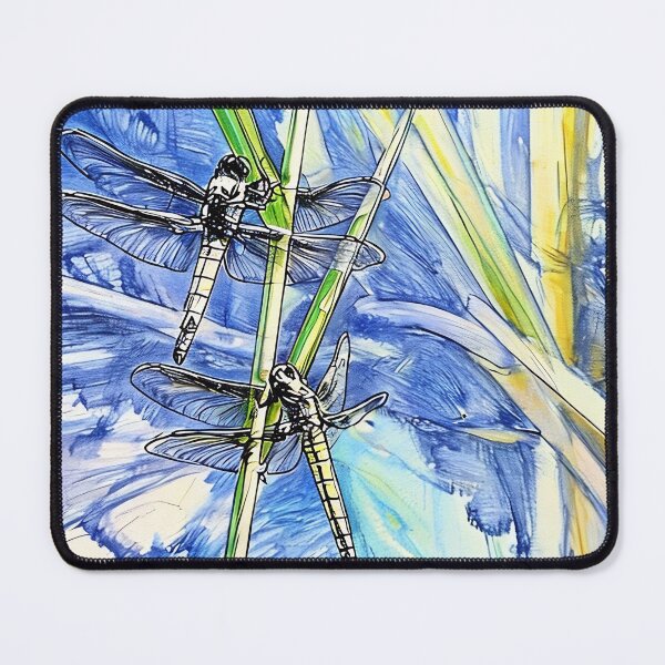 Item preview, Sketch of Two Dragonflies designed and sold by tomorrowsart.