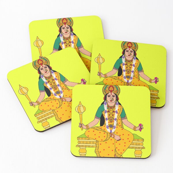 Item preview, Goddess Baglamukhi – Devi of Protection & Victory Art designed and sold by Harshit_Digital_Arts.