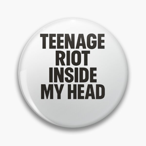 Item preview, "Teenage Riot Inside My Head" designed and sold by CharmStudio.
