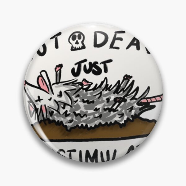 Item preview, Not Dead Just Overstimulated - Funny Opossum Playing Dead designed and sold by JossDesign15.