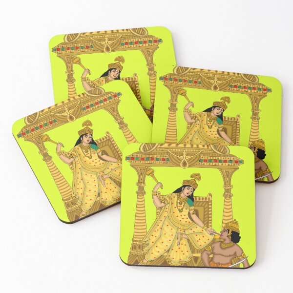 Item preview, Goddess Baglamukhi – Devi of Protection & Victory Art designed and sold by Harshit_Digital_Arts.
