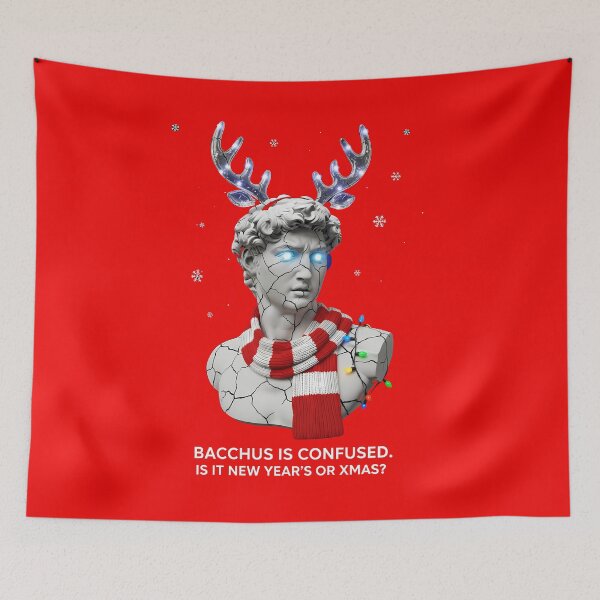 Item preview, Bacchus Confused: A Modern Holiday Dilemma designed and sold by munkyapparel.