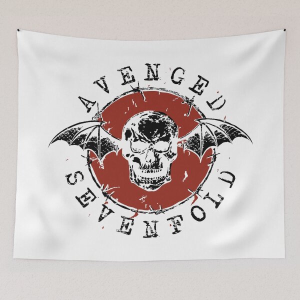 Item preview, Black Circle Bat Wings Skull designed and sold by thisnotstephen.
