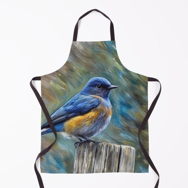 Artikelvorschau, Blaumeise auf einem Pfosten entworfen und verkauft von tomorrowsart.