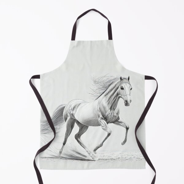 Item preview, Dynamic Galloping Horse Pencil Art designed and sold by LanaGustavsson.