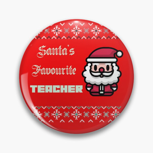 Item preview, Santa's Favourite Teacher designed and sold by SZ DesignZ.