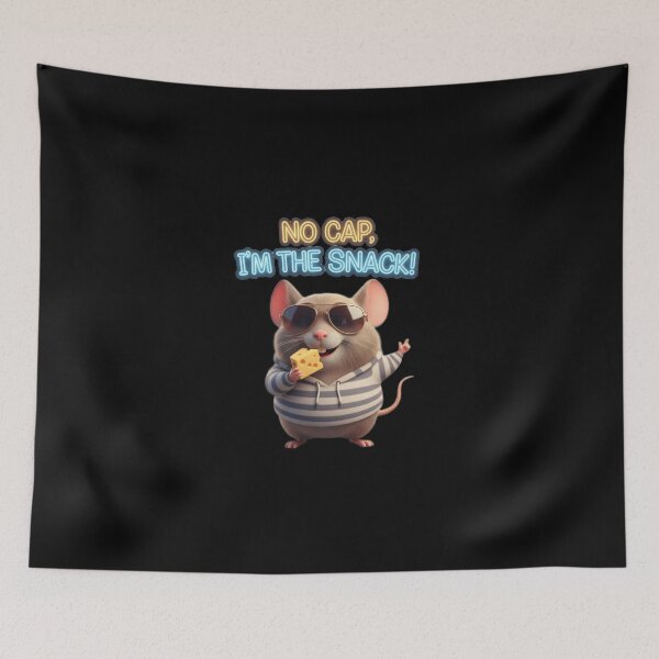 Item preview, Cool Zippy Mouse 3D Pixar Graphic Tee – Funny “I’m the Snack” Design designed and sold by Zippy Creation.