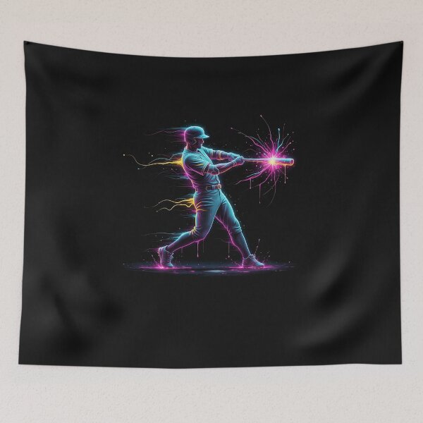 Item preview, Baseball Player Drip Ice Cream Dripping Baseball Game Day  designed and sold by TalalosART.