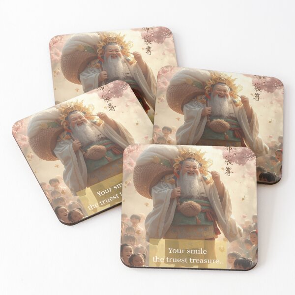 Item preview, Hotei — The Laughing God of Happiness | Japanese Blessing Art / “Your Smile, The Truest Treasure” designed and sold by Mori-no-Akari.