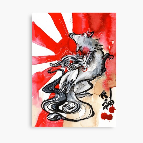 Okami Amaterasu Sun Goddess Matte Print 